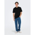T-shirt Only & Sons levi Life Reg Text Noir Homme