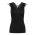T-shirt Pieces ilu Sl Noir Femme