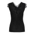 T-shirt Pieces ilu Sl Noir Femme