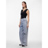 T-shirt Pieces ilu Sl Noir Femme