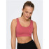 Brassiere de sport Only daisy-2 Seam Mineral Red Femme