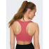 Brassiere de sport Only daisy-2 Seam Mineral Red Femme