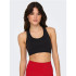 Brassiere de sport Only Onpdaisy-2 Seam Black Femme