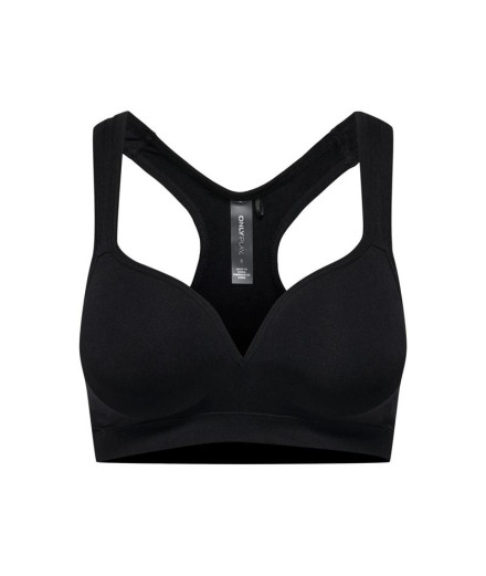 Brassiere de sport Only Onpmartine-2 Seam Black Femme
