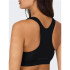 Brassiere de sport Only Onpmartine-2 Seam Black Femme