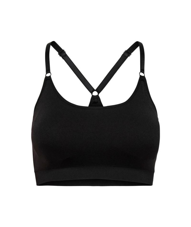 Brassiere de sport Only Onplea-2 Seam Black Femme