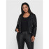 Veste Only Biker Caremmy Faux Leather Black Femme