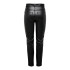 Pantalon Only emily St Ank Faux Leather Black Femme
