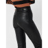 Pantalon Only emily St Ank Faux Leather Black Femme