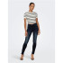 Pantalon Only kendell RegAnkle Tai865 Denim Bleu Foncé Femme