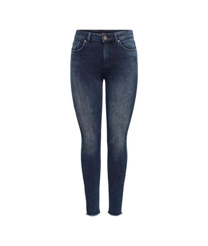 Pantalon Only blush MidAnkRea409 Blue Black...