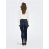 Pantalon Only blush MidAnkRea409 Blue Black Denim Femme