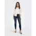 Pantalon Only blush MidAnkRea409 Blue Black Denim Femme