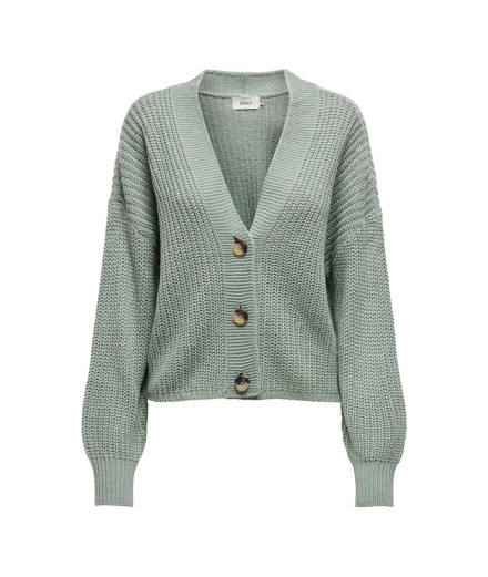 Veste Only carol Nice Cardigan Chinois Green Femme