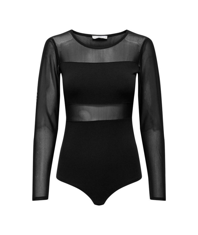 Body Only Onlesther Mesh Bodystocking Noir Femme