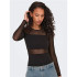 Body Only Onlesther Mesh Bodystocking Noir Femme