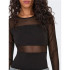 Body Only Onlesther Mesh Bodystocking Noir Femme