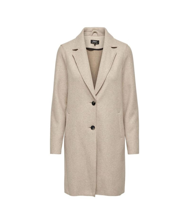 Veste Only manteau Bonded Humus Femme