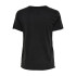 T-shirt Only lucy Reg S/S Noir Femme