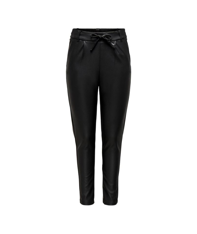 Pantalon Only poptrash Life Easy Coated Black...
