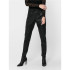 Pantalon Only poptrash Life Easy Coated Black Femme