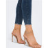 Pantalon Only blush MidAnkRea422 Special Blue Grey Denim Femme