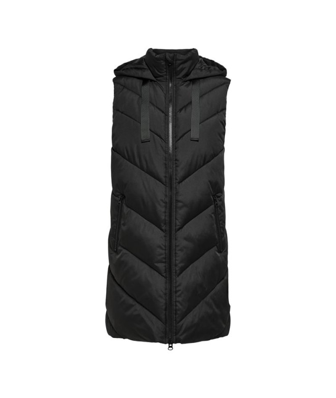 Gilet Only Acolchado Padded Forest Night Femme
