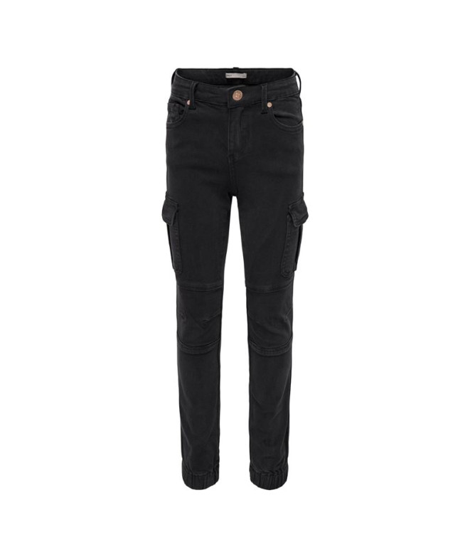 Pantalon Only Kogmissouri Reg Cargo Black Femme