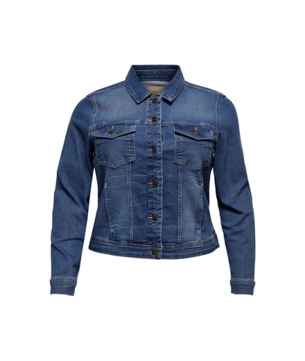 Veste Veste Only Curvy Mbd Medium Blue Denim Femme