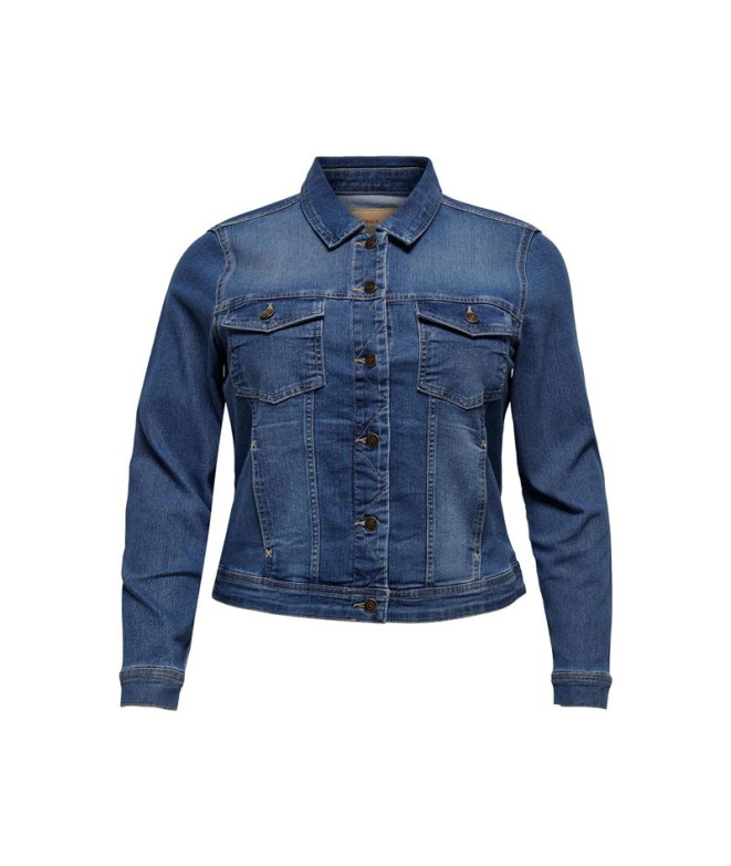 Veste Veste Only Curvy Mbd Medium Blue Denim Femme