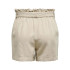 Pantalons Only Lino Mw Linen Oatmeal Femme