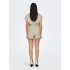 Pantalons Only Lino Mw Linen Oatmeal Femme