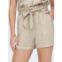Pantalons Only Lino Mw Linen Oatmeal Femme