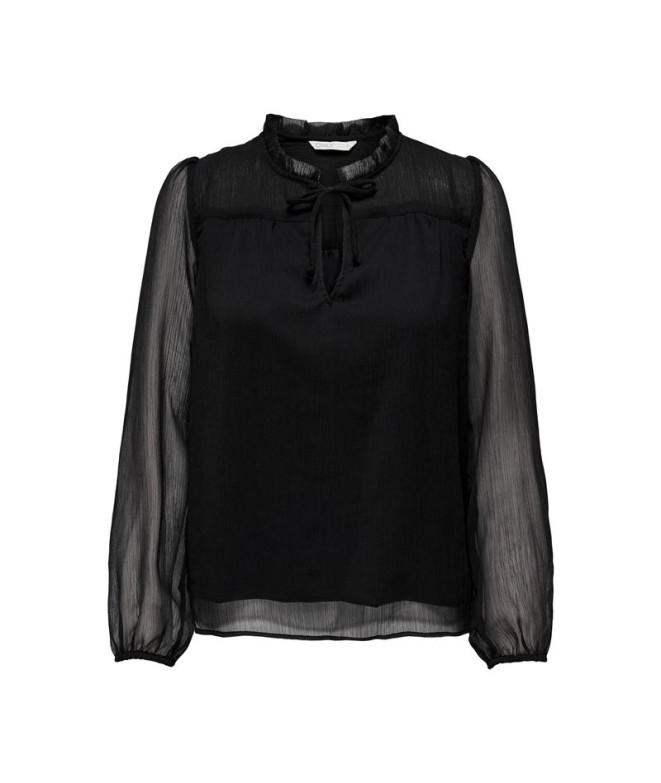 Blouse Only à motifs noirs Femme