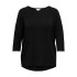 T-shirt Only Carlamour 3/4 Noir Femme