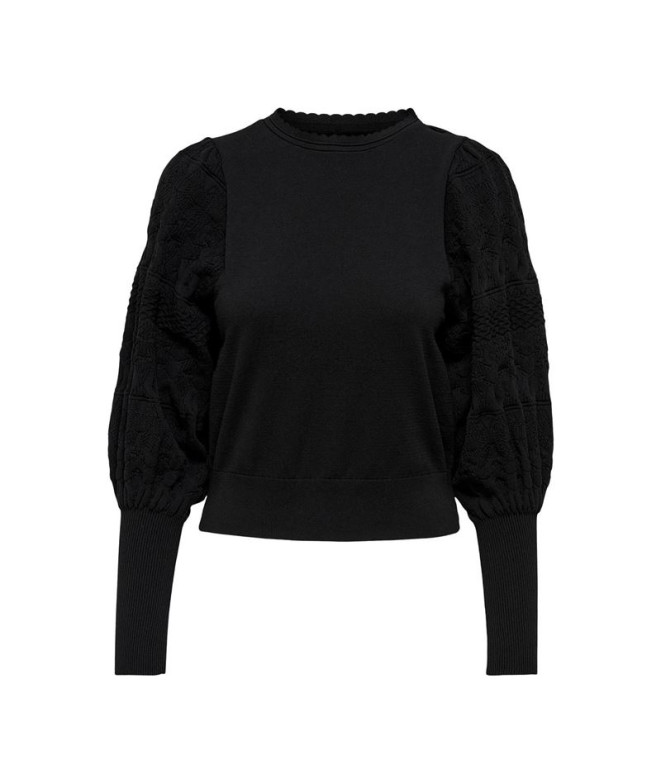 Jersey Only Pullover Noir Femme