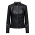 Veste Only Polipiel Faux Leather Noir Femme