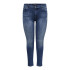 Jeans Only Carwilly Reg Skinny Jeans Tai Medium Blue Denim Femme
