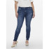 Jeans Only Carwilly Reg Skinny Jeans Tai Medium Blue Denim Femme