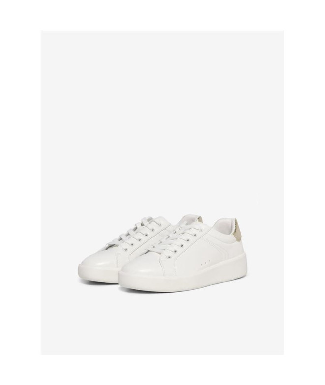 Chaussures ONLY Onlsoul-4 Pu White Femme
