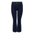 Jeans Only Carsally Flared Jeans Denim Bleu Foncé Femme