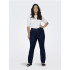 Jeans Only Carsally Flared Jeans Denim Bleu Foncé Femme