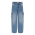 Jeans Only Kogharmony Wide Cargo Carrot Pim Light Blue Denim Femme
