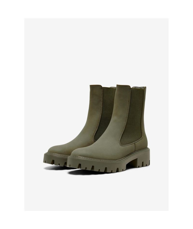 Botas Only betty-6 ochrome Pu Forest Green Femme