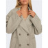 Veste Only manteau oversize Wembley Weathered Teak Femme