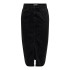 Jupe Only bianca Midi Washed Black Femme
