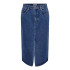 Jupe Only bianca Midi Rea Medium Blue Denim Femme