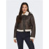 Veste Only betty Bonded Zip Inv Mole Femme
