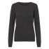 Sweat Vero Moda caretructure Blou à col O Gris foncé Mélange Femme