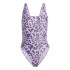 Maillot de bain Natation adidas Femme from Essentials Maillot de bain en U imprimé animal violet
